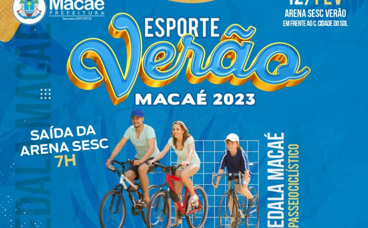 Pedala Macaé acontece neste domingo