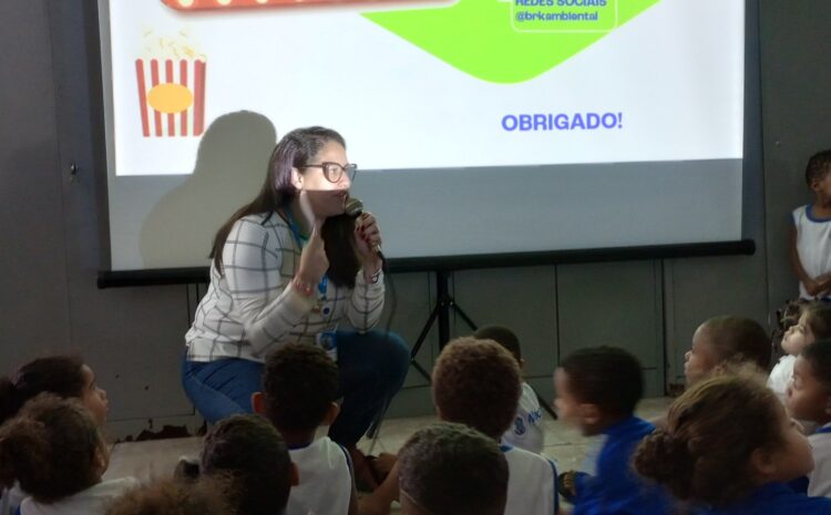  BRK realiza projeto socioambiental em escola no Morro de São Jorge