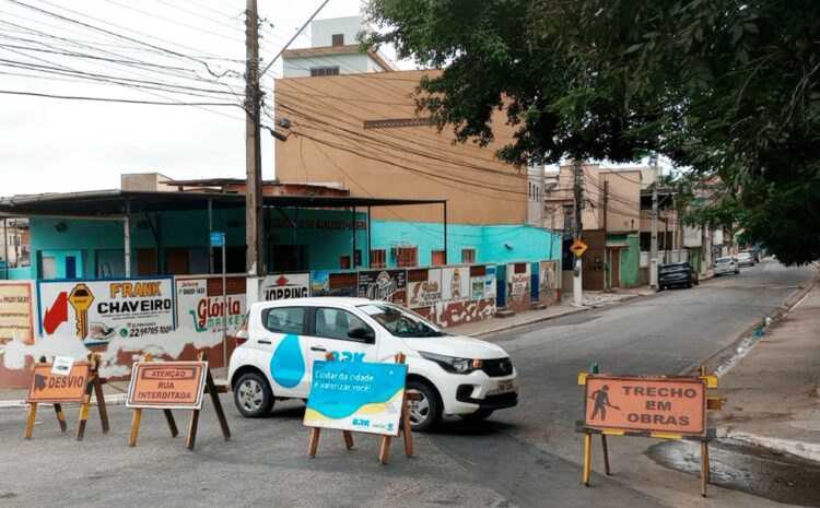  BRK segue com as obras que beneficiarão bairros de Macaé