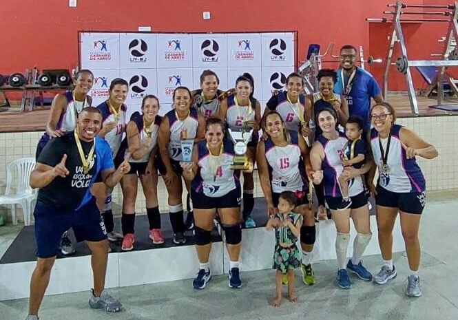  Time feminino de vôlei conquista 5ª Etapa da Liga do Interior