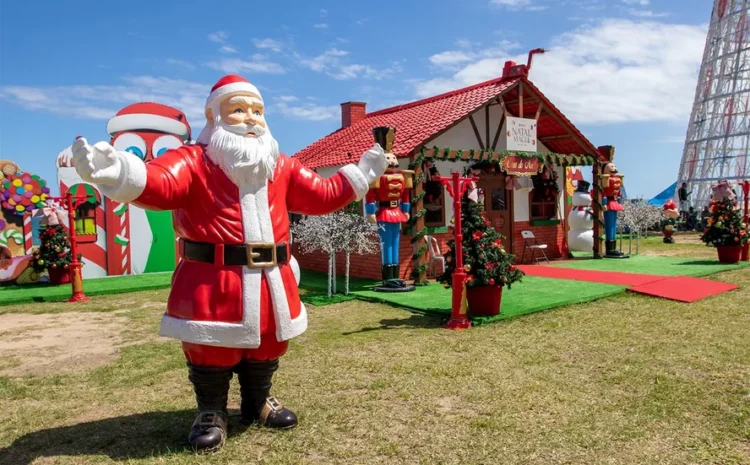 Praças, orla do Bar do Coco, Natal Magia e águas dançantes iniciam agenda de fim de ano