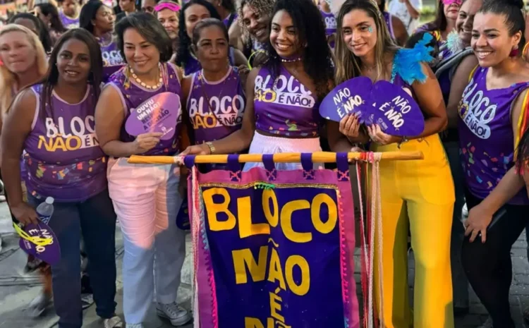 Bloco ‘NÃO É NÃO’ leva mensagem de respeito e segurança ao Carnaval de Búzios
