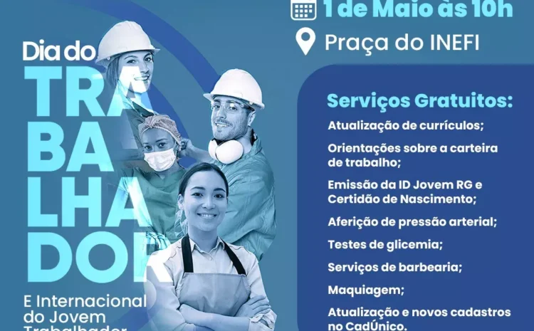  Búzios celebra o Dia do Trabalhador com ação social repleta de serviços gratuitos
