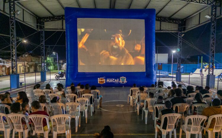 Cinema de graça e perto de casa: Projeto “Cultura in Cine” leva diversão e inclusão às comunidades de Macaé